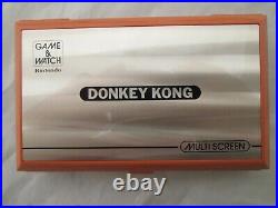 Vintage DONKEY KONG Nintendo Game & Watch Complete and Boxed Rare Near MINT