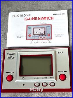 Vintage Nintendo Game & Watch BALL AC-01 1980 GREAT CONDITION