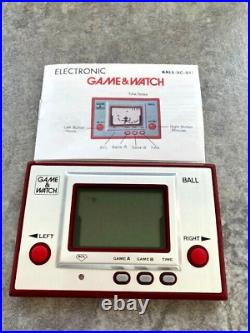Vintage Nintendo Game & Watch BALL (AC-01) 1980 Stunning CLEARANCE SALE