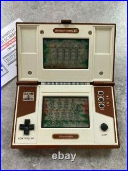 Vintage Nintendo Game Watch DONKEY KONG II (JR-55) 1983 GOOD CONDITION