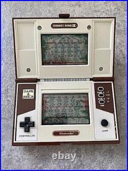 Vintage Nintendo Game & Watch DONKEY KONG II (JR-55) 1983 Great Condition