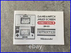 Vintage Nintendo Game & Watch DONKEY KONG II (JR-55) 1983 Great Condition