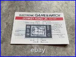 Vintage Nintendo Game Watch DONKEY KONG JR (DJ-101) 1982 VERY GOOD CONDITION