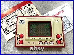 Vintage Nintendo Game & Watch Lion (LN-08) 1981 Extremely Good Condition