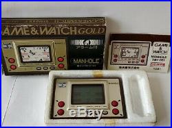 Vintage Nintendo Game & Watch Manhole (utility hole) Console, Manual, Boxed-b407