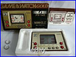 Vintage Nintendo Game & Watch Manhole (utility hole) Console, Manual, Boxed-b417
