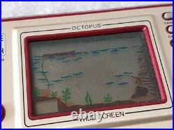 Vintage Nintendo Game & Watch Octopus OC-22 Handheld game Boxed /tested-c1213