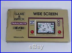 Vintage Nintendo Game & Watch Parachute wide screen PR-21 with instruct & box
