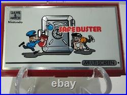 Vintage Nintendo Game & Watch Safebuster (JB-63) has Original Protection Film