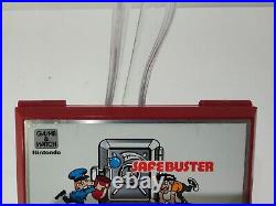 Vintage Nintendo Game & Watch Safebuster (JB-63) has Original Protection Film