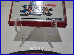 Vintage Nintendo Game & Watch Safebuster (JB-63) has Original Protection Film