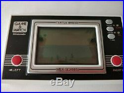 Vintage Nintendo Game & Watch TURTLE BRIDGE Console, Manual, Boxed tested-b820
