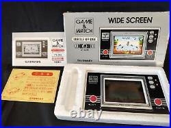 Vintage Nintendo Game & Watch TURTLE BRIDGE Console, Manual, Boxed tested-f1225