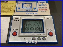 Vintage Nintendo Game and Watch FIRE (RC-04) 1980 COMPLETE SHOP CLEARANCE