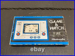 Vintage Nintendo Game and Watch FIRE (RC-04) 1980 COMPLETE VGC