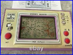 Vintage Nintendo Game and Watch Snoopy Tennis (SP-30) 1982