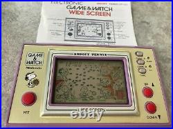 Vintage Nintendo Game and Watch Snoopy Tennis (SP-30) 1982