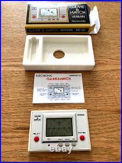 Vintage Nintendo Game and Watch Vermin (MT-03) 1980 GREAT CONDITION