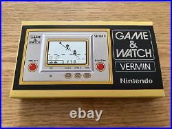 Vintage Nintendo Game and Watch Vermin (MT-03) 1980 GREAT CONDITION