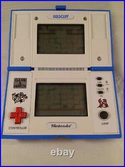 Vintage Nintendo Gold Cliff Game and Watch Boxed from 1988