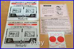 Vintage Nintendo Mario Bros Game & Watch Multi Screen In Mint Condition MW-56