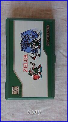 Vintage Nintendo Zelda Multiscreen Game & Watch 1989 Model ZL-65 Boxed