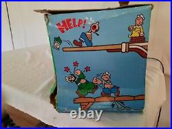 Vintage Popeye Game & Watch Tabletop Complete in Box Nintendo PG-74 1983 Works