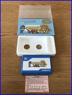 Vintage Retro Nintendo Game & Watch Pocket Size Gold Cliff Complete Boxed