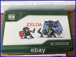 Vintage Retro Nintendo Game & Watch Pocket Size Zelda Complete & Boxed