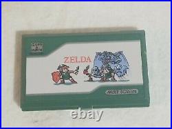 Vintage ZELDA ZL-65 NINTENDO MULTI SCREEN GAME AND WATCH Tested WORKING