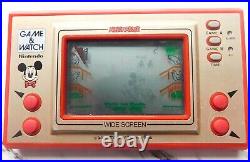Vintage nintendo game and watch mickey mouse wide screen