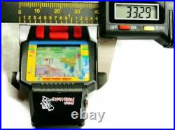 Vtg 1991 Nintendo Super Mario World Bros Game Digital Watch Head Phone New Batt