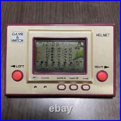 Working Nintendo Game & Watch Helmet Retro Game Console only Japan