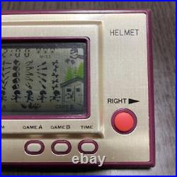 Working Nintendo Game & Watch Helmet Retro Game Console only Japan